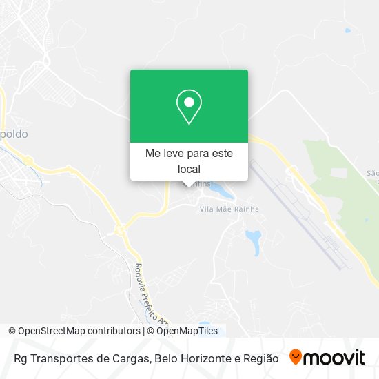 Rg Transportes de Cargas mapa