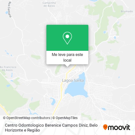 Centro Odontologico Berenice Campos Diniz mapa