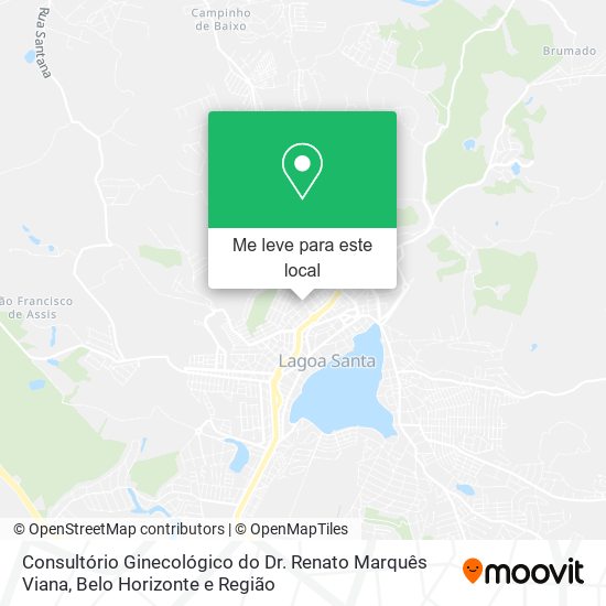 Consultório Ginecológico do Dr. Renato Marquês Viana mapa