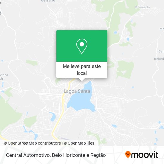 Central Automotivo mapa
