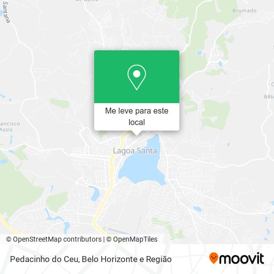 Pedacinho do Ceu mapa