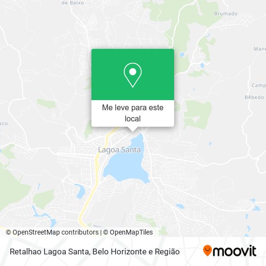 Retalhao Lagoa Santa mapa