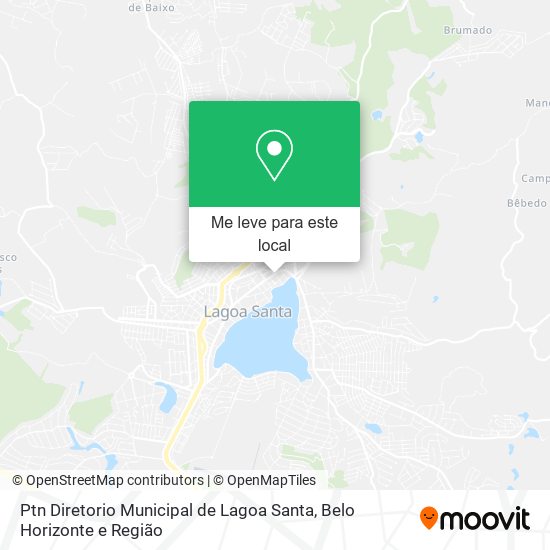 Ptn Diretorio Municipal de Lagoa Santa mapa