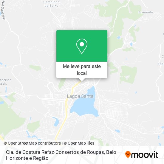 Cia. de Costura Refaz-Consertos de Roupas mapa