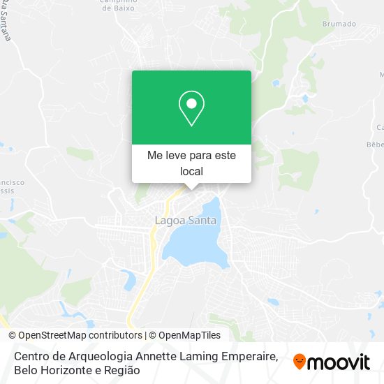 Centro de Arqueologia Annette Laming Emperaire mapa