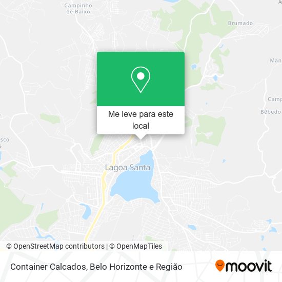 Container Calcados mapa