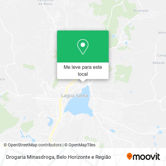 Drogaria Minasdroga mapa