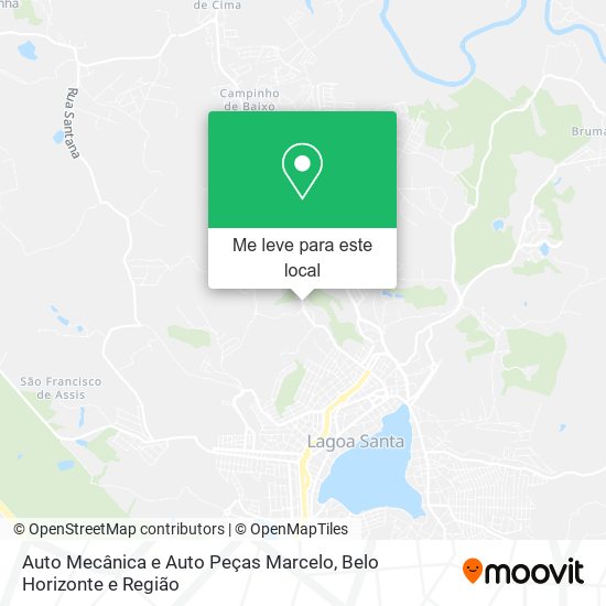 Auto Mecânica e Auto Peças Marcelo mapa