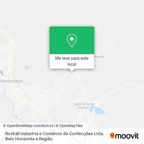 Roskali Indústria e Comércio de Confecções Ltda mapa