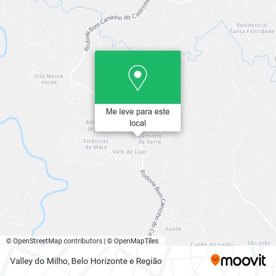 Valley do Milho mapa
