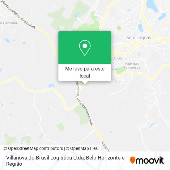Villanova do Brasil Logistica Ltda mapa
