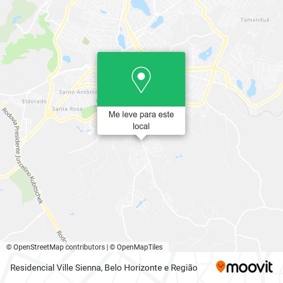 Residencial Ville Sienna mapa