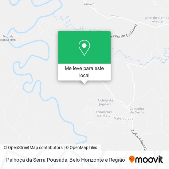 Palhoça da Serra Pousada mapa