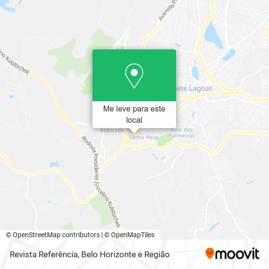 Revista Referência mapa