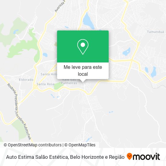 Auto Estima Salão Estética mapa