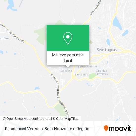 Residencial Veredas mapa