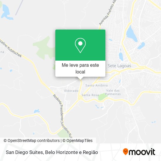 San Diego Suites mapa