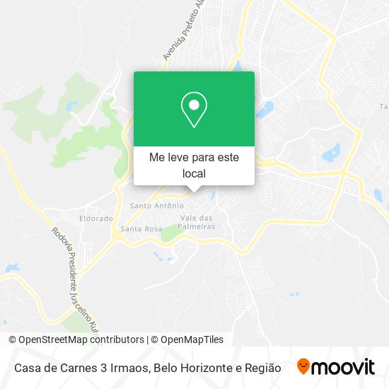 Casa de Carnes 3 Irmaos mapa
