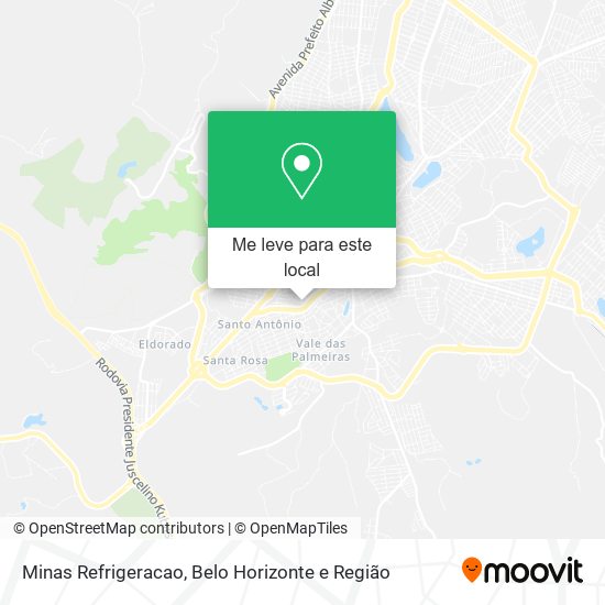 Minas Refrigeracao mapa