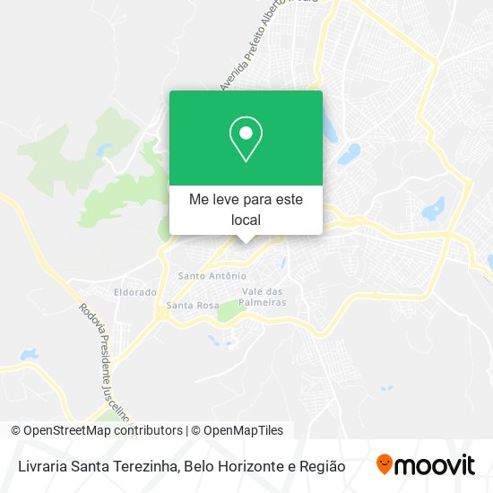 Livraria Santa Terezinha mapa