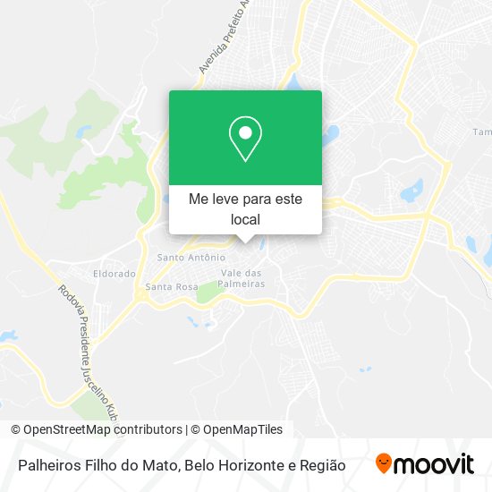 Palheiros Filho do Mato mapa