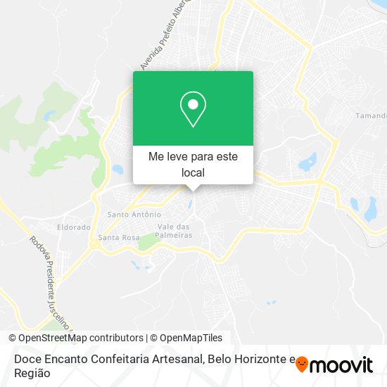Doce Encanto Confeitaria Artesanal mapa