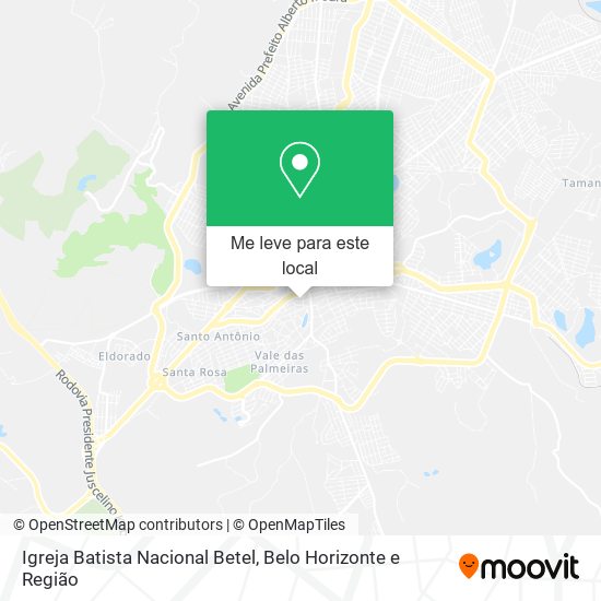 Igreja Batista Nacional Betel mapa