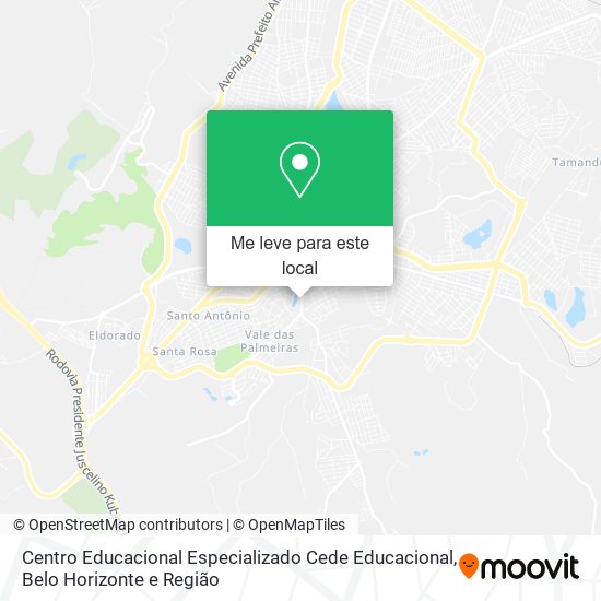Centro Educacional Especializado Cede Educacional mapa