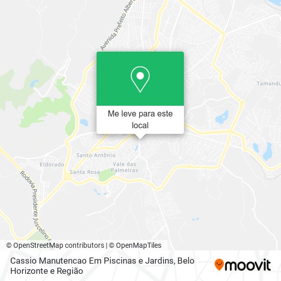 Cassio Manutencao Em Piscinas e Jardins mapa