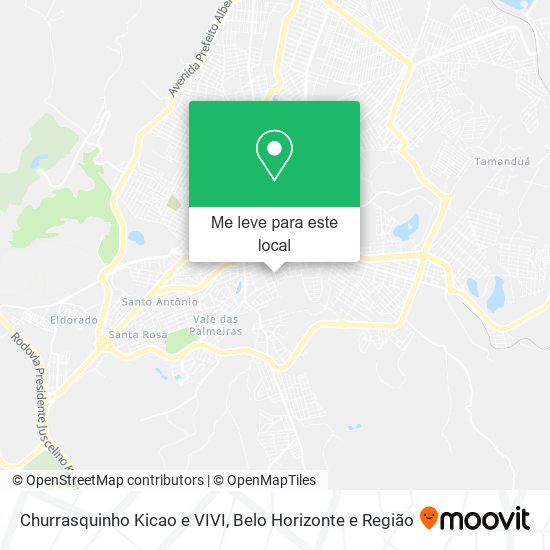 Churrasquinho Kicao e VIVI mapa