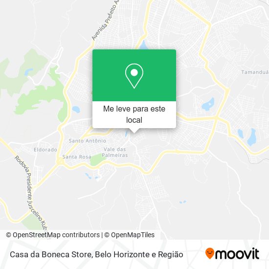 Casa da Boneca Store mapa