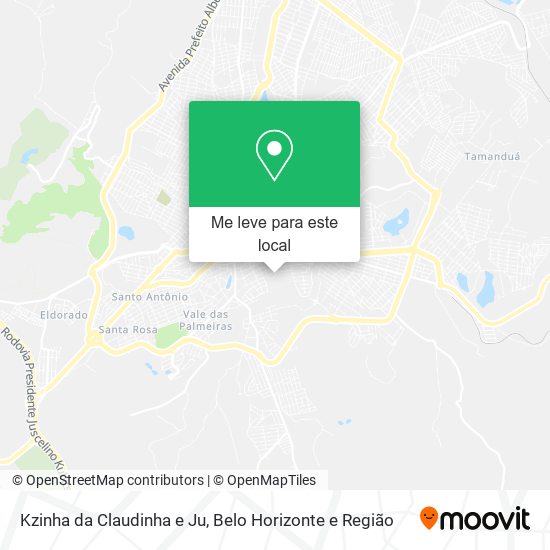 Kzinha da Claudinha e Ju mapa