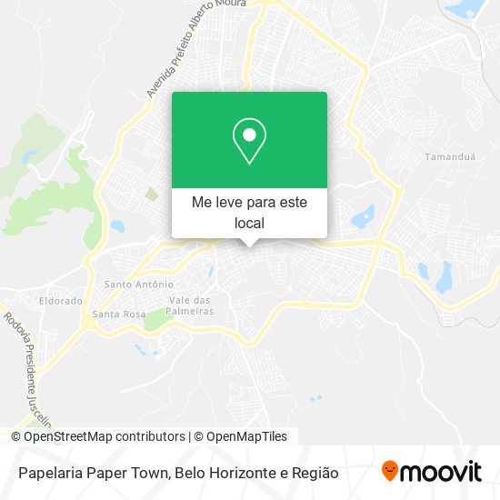 Papelaria Paper Town mapa