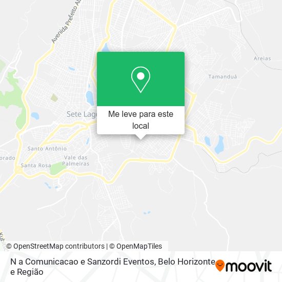N a Comunicacao e Sanzordi Eventos mapa