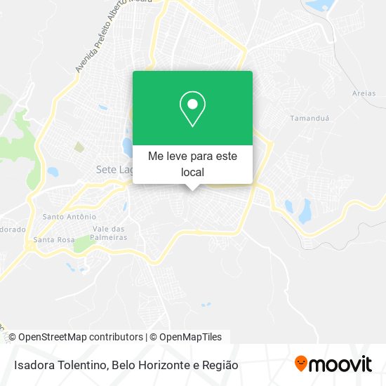 Isadora Tolentino mapa