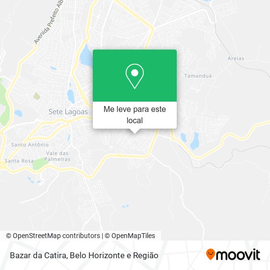 Bazar da Catira mapa
