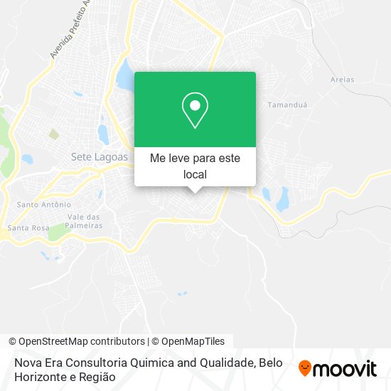 Nova Era Consultoria Quimica and Qualidade mapa