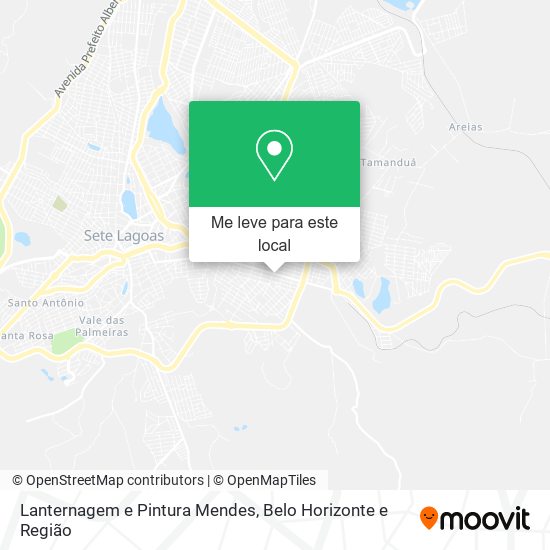 Lanternagem e Pintura Mendes mapa