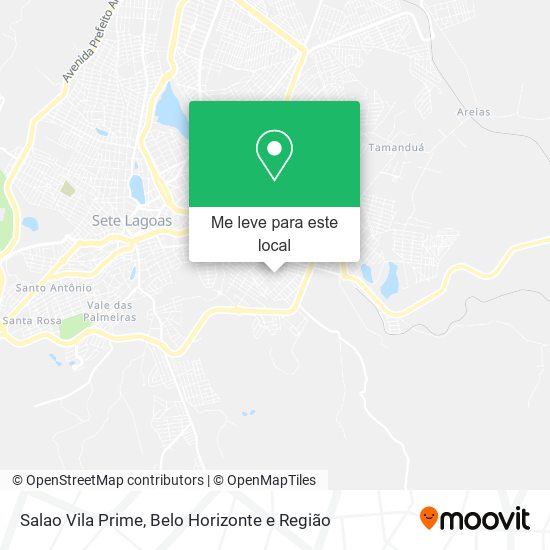 Salao Vila Prime mapa