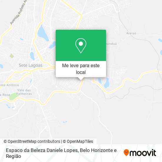 Espaco da Beleza Daniele Lopes mapa
