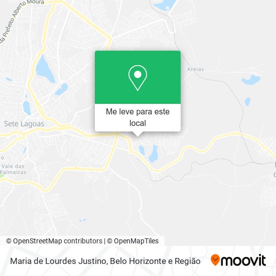 Maria de Lourdes Justino mapa