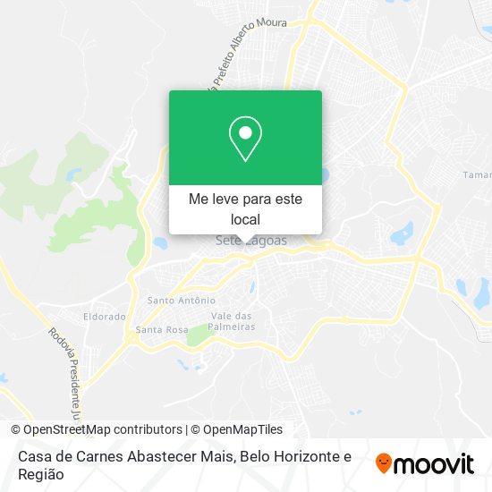 Casa de Carnes Abastecer Mais mapa