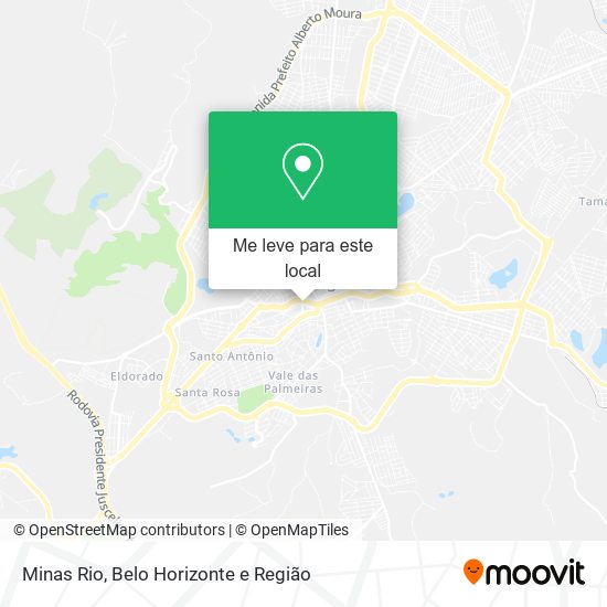 Minas Rio mapa