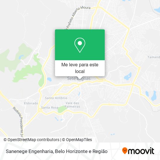 Sanenege Engenharia mapa