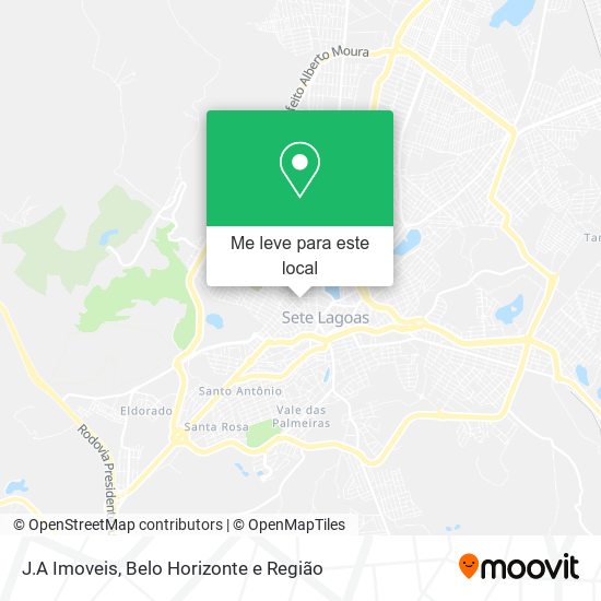 J.A Imoveis mapa