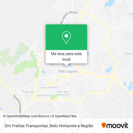 Dm Freitas Transportes mapa