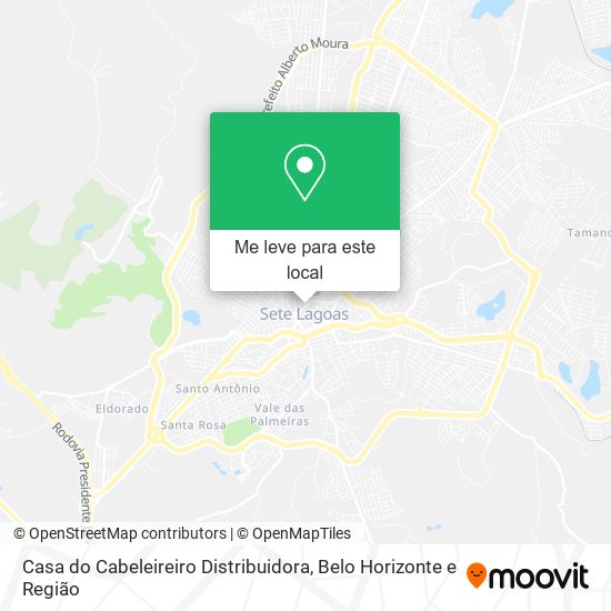 Casa do Cabeleireiro Distribuidora mapa