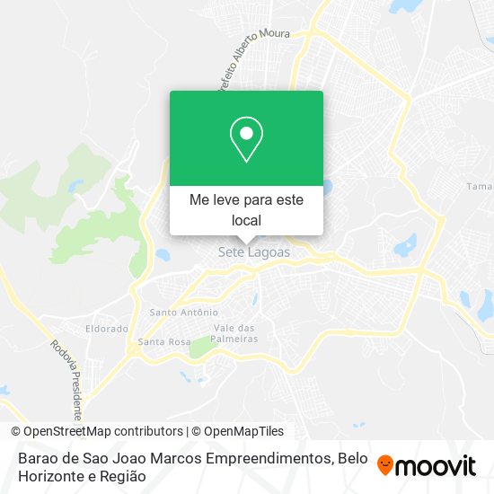 Barao de Sao Joao Marcos Empreendimentos mapa
