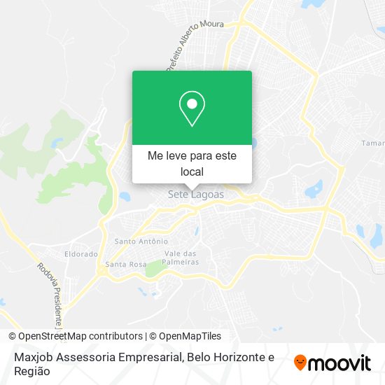 Maxjob Assessoria Empresarial mapa