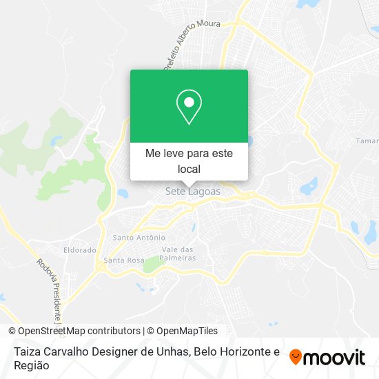 Taiza Carvalho Designer de Unhas mapa